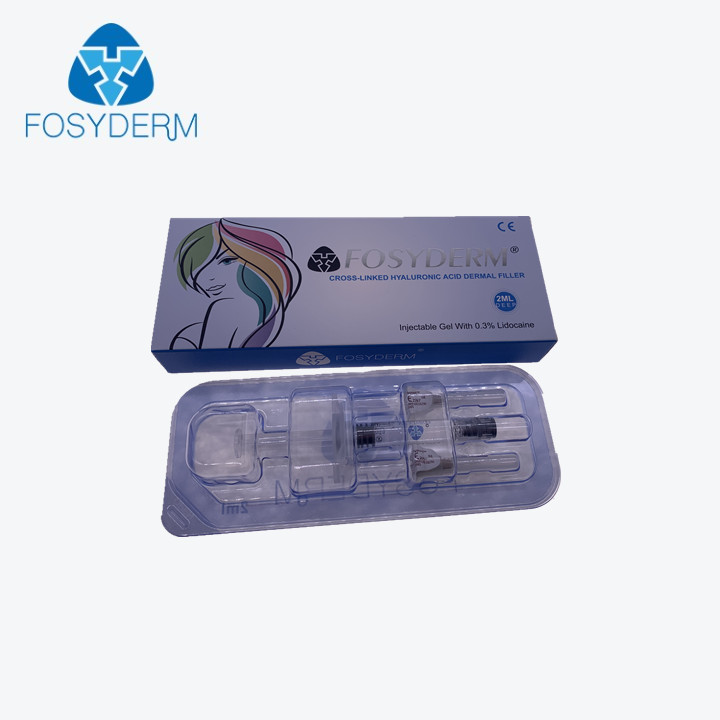 Cross Linked HA Gel 2Ml Deep Dermal Filler For Deep Line On Face And Nose Shaping