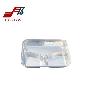 Wholesale 720ml 3 Compartment Aluminum Foil Lunch Box For Food Container from china suppliers