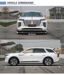Top electric vehicle Hongqi E-HS9 Factory price 5-door 6-seat luxury suv 660km
