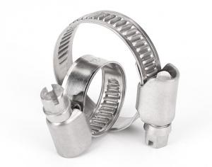 Wholesale Customize Support Standard Size Stainless Steel Worm Gear Hose Clamps for Water Pipes from china suppliers