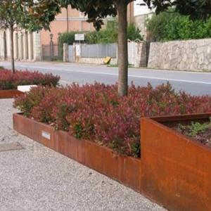 Wholesale 1000mm Corten Border Edging ISO Corten Steel Lawn Edging from china suppliers