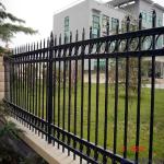 Courtyard PVC Coated Galvanised Steel Palisade Fencing ODM OEM