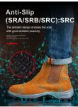 Non Slip Welding Safety Shoes Durable Leather Safety Shoes For Men