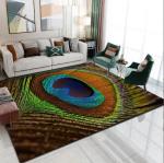 Feather Living Room Floor Carpets North European Crystal Velvet Sofa Bedroom