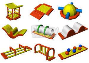 Wholesale Exciting Game Adult Aqua Adventure Inflatable Floating Water Park with Air Pump from china suppliers