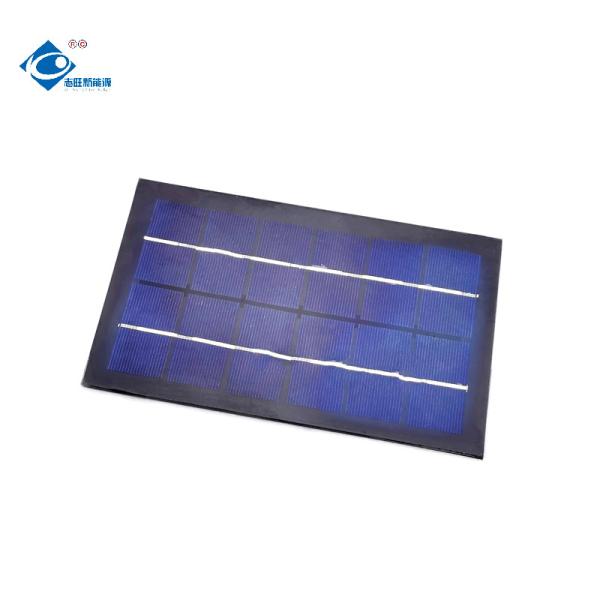 6V 3W Glass Laminated Residential Solar Panel ZW-3W-6V-3 Waterproof Portable