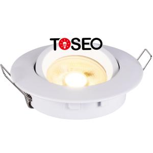 Wholesale Die Cast Aluminum Recessed Downlights 74mm Cutting AC 220-240 Volt from china suppliers