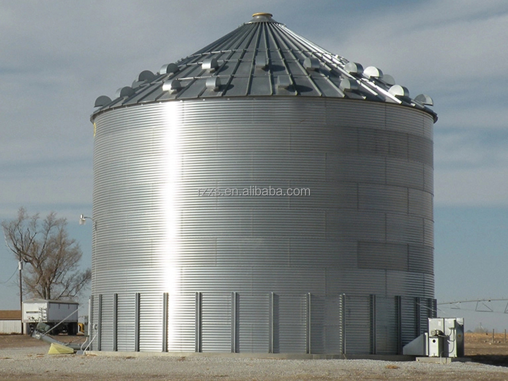 High Capacity Stainless Steel Maize Corn Storage Silo for Paddy/Corn in Uganda Market