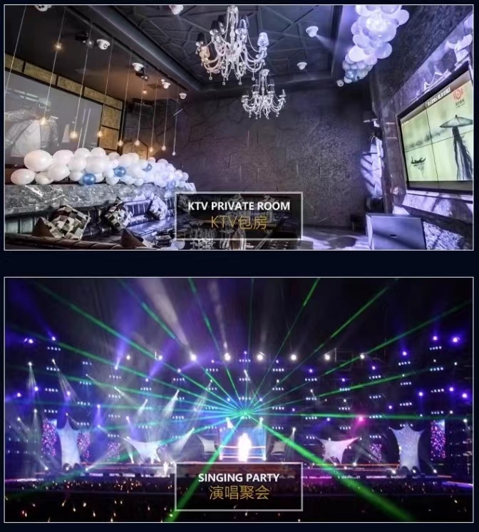 Neolux Stage 3in1led Beam Wash Gobo Moving Head Lights with 7500K Color Temperature