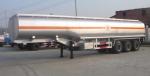 38000 Liters Fuel Stainless Steel Tanker Trailers For Loading Liquid 5