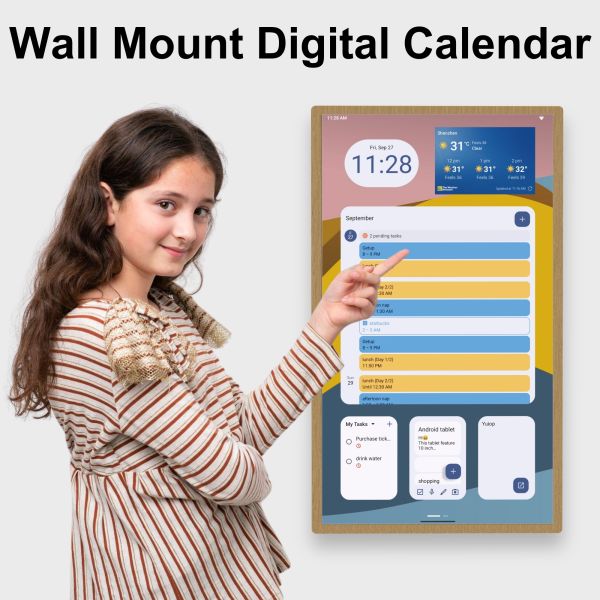 NW2499T RK3576 digital wall calendar smart touch screen calender electronic calendar smart calendar family