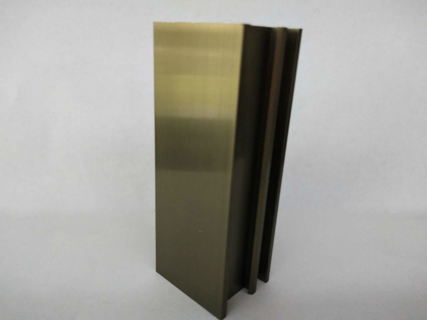 Champagne Bronze Extruded Aluminum Electronics Enclosure , Aluminum Window Parts