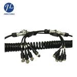 7 Pin Male To Female IP67 Trailer Truck Video Backup Camera Cable