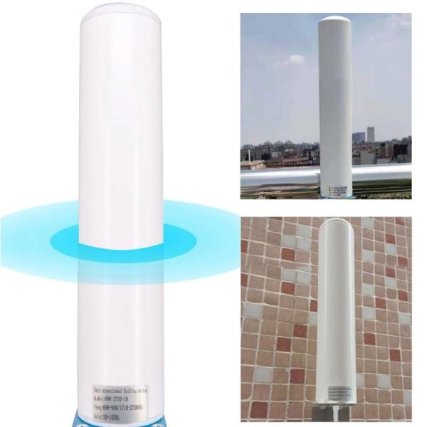 Reinforced dual 4G LTE 18dbi WiFi outdoor waterproof internet satellite cylinder