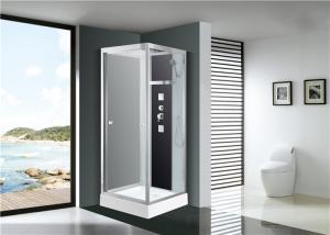 Wholesale , Square Shower Cabin with white acrylic tray,Fashion Pivot Door， Corner Shower Stalls from china suppliers