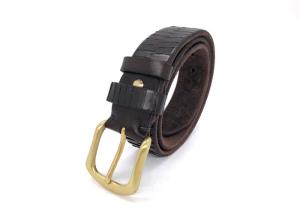 Wholesale 1 1/2 Inch Width Leather Men Casual Jeans Belt With Single Prong Buckle from china suppliers
