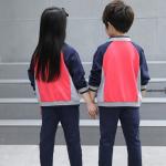 Kids Kindergarten Primary School Uniforms Long Sleeve Stand Collar Sportswear