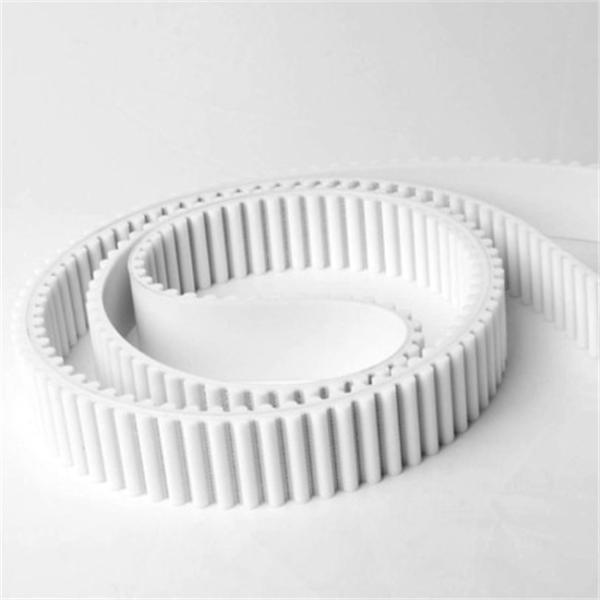 Endless AT10 Teeth Steel Cleats White Polyurethane Timing Belt PU Synchronous Belt