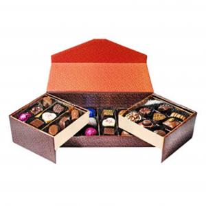 China Hand Made Rotatable Gift Boxes For Food Chocolate Biscuit on sale