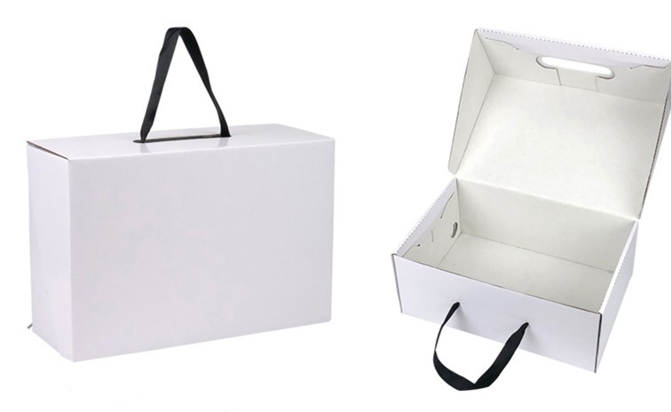 OEM Corrugated Cardboard Gift Boxes Foldable For Shoes T-Shirt Clothing Trousers