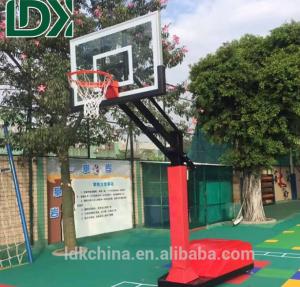 Wholesale Hot Sale Basketball Equipment Portable Basketball Hoop Adjustable Height from china suppliers