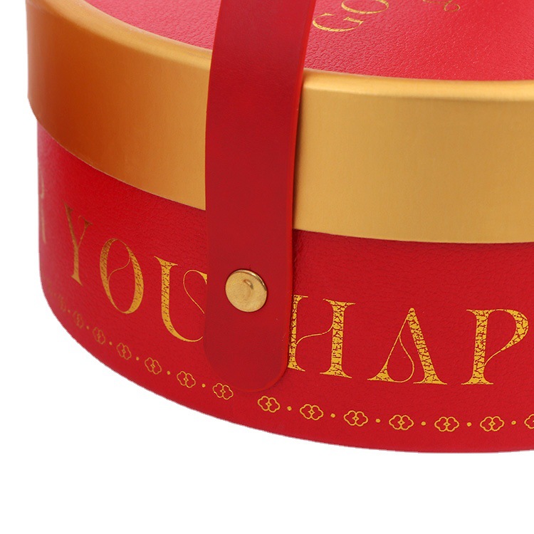 Printing Cylinder Care Serum Round Tissue Paperboard Box with Eco-friendly