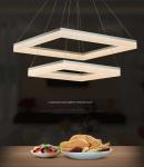 Double Square Modern Contracted Style Dining Room Chandel Personality Creative