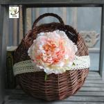 UVG wholesale silk flowers in individual artificial penoy for floral wall