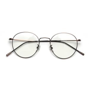 Wholesale Korean Retro Flat Reading Glasses 132MM Men Metal Kick Myopia Control BSCI from china suppliers