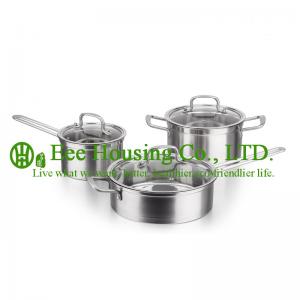 Wholesale cookware with stainless steel manufactuer in China, kitchenware for sale, fry pan, woks,soup pot,milk pot for kitchen from china suppliers