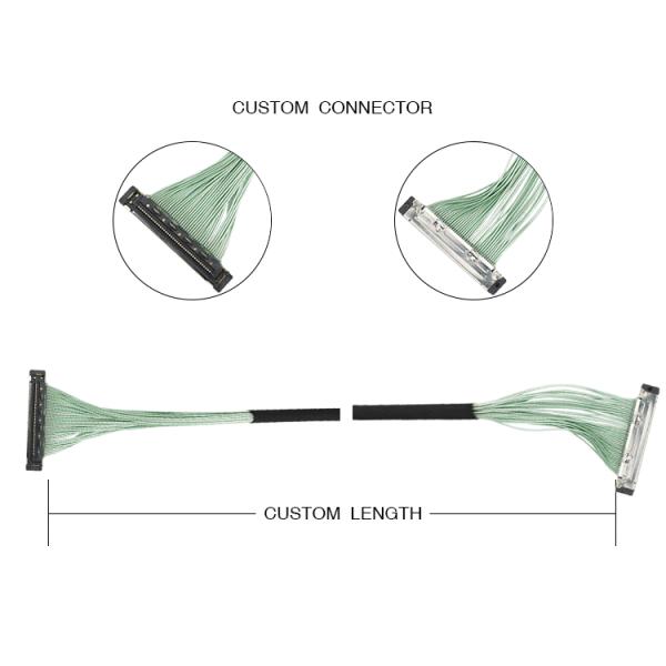 0.4mm pitch Idc Micro Center Coaxial Cable Kel Usls20-40 Usls Series