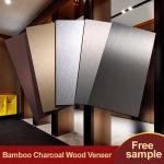 Interior Decoration Metal Wood Veneer Wall Panel Environment Friendly Bamboo