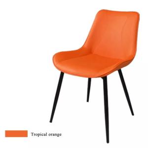 Wholesale Nordic Style Foam Filled Metal Padded Dining Chairs Wear Resistance from china suppliers