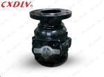 Carbon Steel A216WCB Flanged Ball Valve with RPTFE Seat For Waste Water