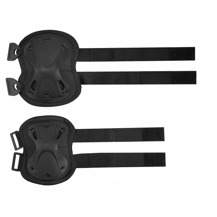 Customized Logo Black Knee Elbow Pads for and Durable Protection