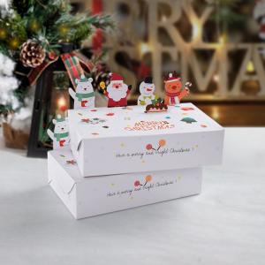 Wholesale Christmas Gift Packaging Folding Box Customizable Logo Printing For Cakes from china suppliers
