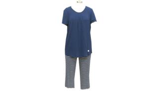 Wholesale Comfortable Women'S Plus Size Loungewear With 3 4 Length Pants Small Falbala from china suppliers