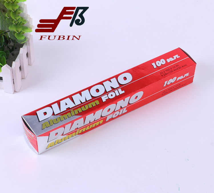 FDA 25 Micron Thickness Household Aluminum Foil Roll