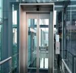 3.5m/s Hydraulic Machine Room Less Elevator 1600KG Observation Lift