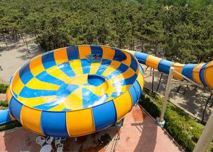 Wholesale Colorful Super Bowl Water Slide Playground / Fiberglass Water Slide Water Park Project from china suppliers