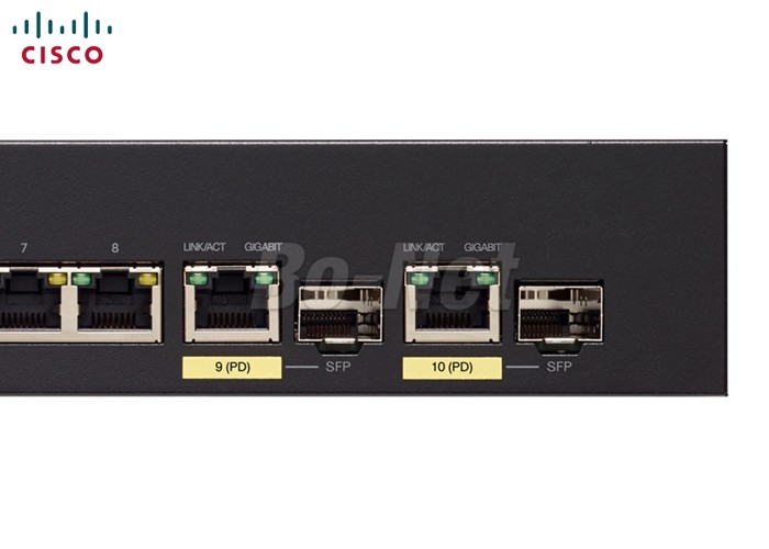 Durable 10 Port Managed Gigabit Ethernet Switch SG350-10MP-K9-CN Cisco SG350-10MP