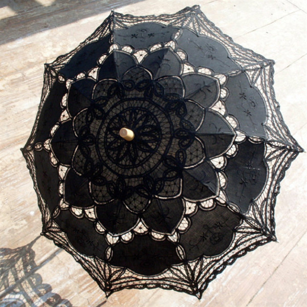 Sunshade Lace Wedding Parasol Umbrella 42cm Decorative Multicolor
