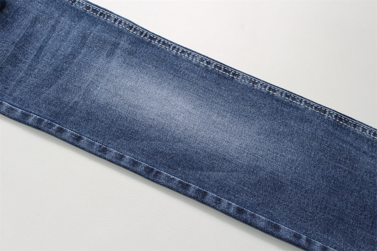 Dark Blue Black Backside Good Stretch Denim Fabric For Jeans