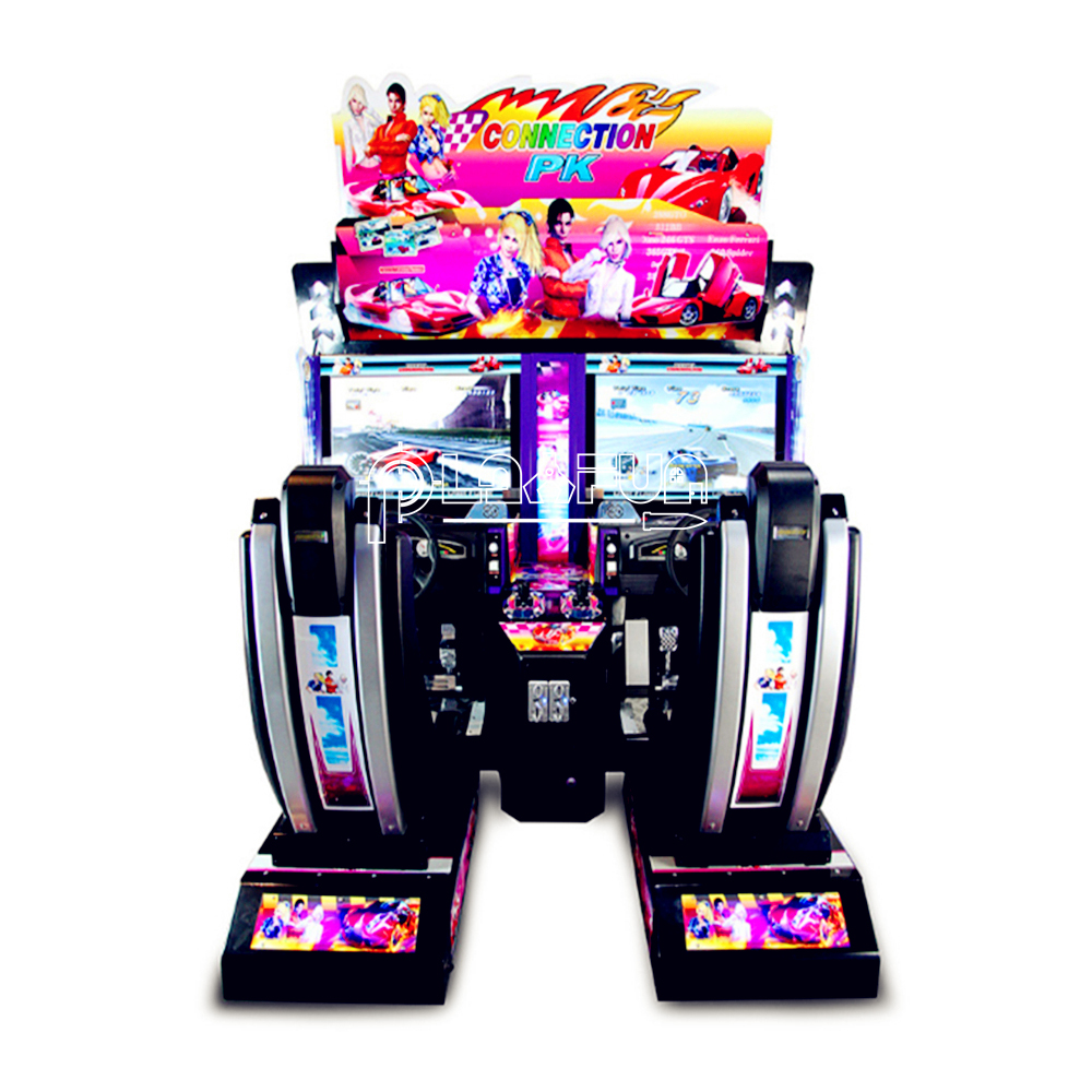 Coin Operated Simulator 32'' Screen Twins Outrun Arcade Racing Car Game Machine