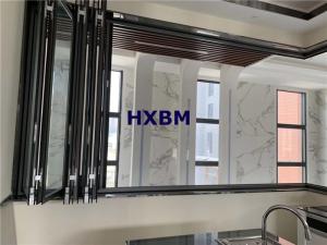 Wholesale EPDM Glass Aluminum Folding Doors Thermal Break 2.0mm Profile Damp Proof from china suppliers