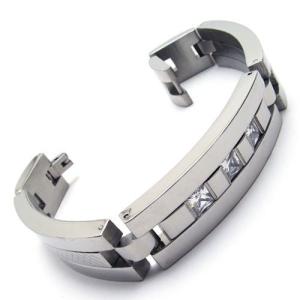 Wholesale High Quality Tagor Stainless Steel Jewelry Fashion Men's Casting Bracelet PXB150 from china suppliers