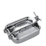 Sanitary Stainless Steel Manhole Cover Single Arm Low Pressure 304 316 Tank