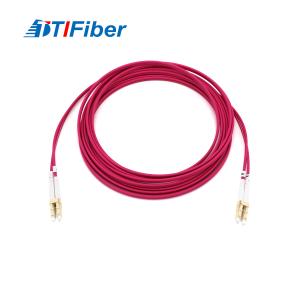 Wholesale Fiber Optic Patch Cord MM OM4 LC/UPC -LC/UPC Duplex LSZH Fiber Jumper from china suppliers