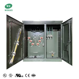 Wholesale 1500Kva Three Phase Pad Mounted Transformer Oil Immersed 4160V Meets DOE 2016 ANSI / IEEE Standards from china suppliers