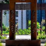 Rustic Customizable Corten Steel Water Feature For Outdoor Decoration